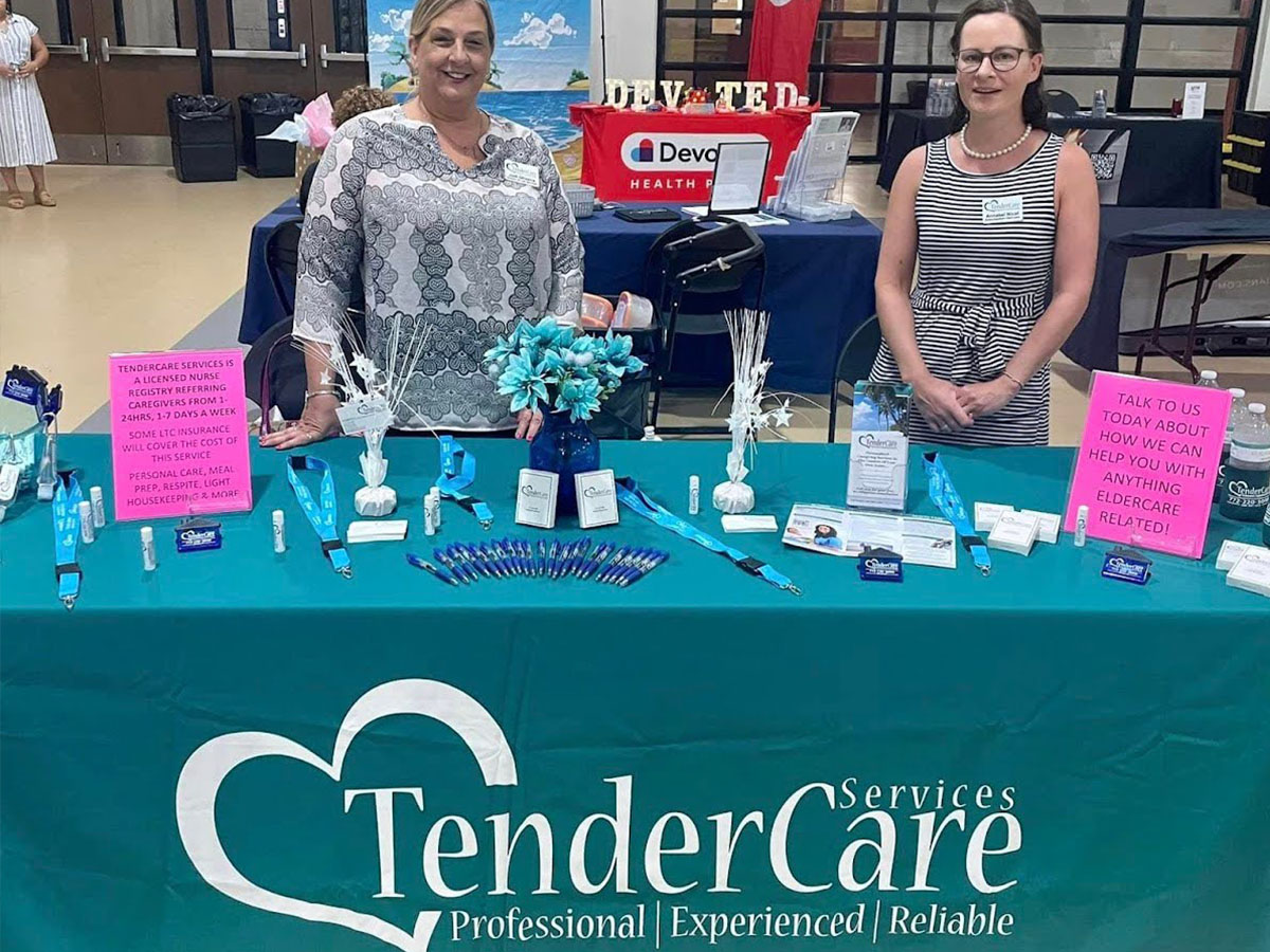 TenderCare Florida team participating in a community event, showcasing their commitment to local engagement.